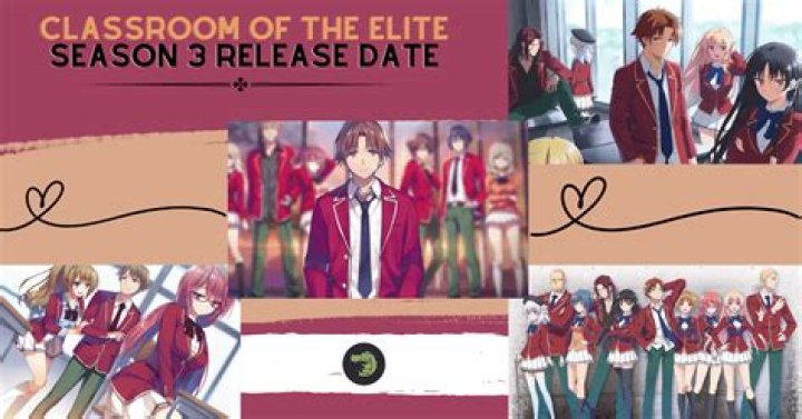 Classroom Of The Elite Season 3 Release Date and Time, Countdown, When Is It Coming Out?