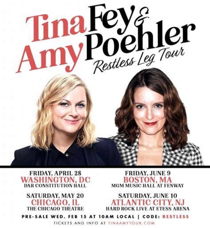 
Comedians Tina Fey and Amy Poehler Announced Joint Tour 