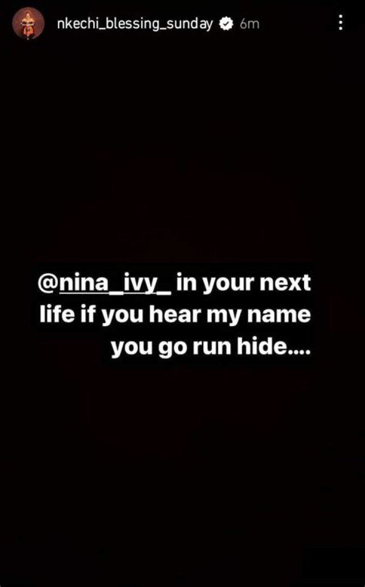 
“If You Hear My Name In Your Next Life, You Will Run.” Nkechi Blessing Is Dragging Ivy Nina 