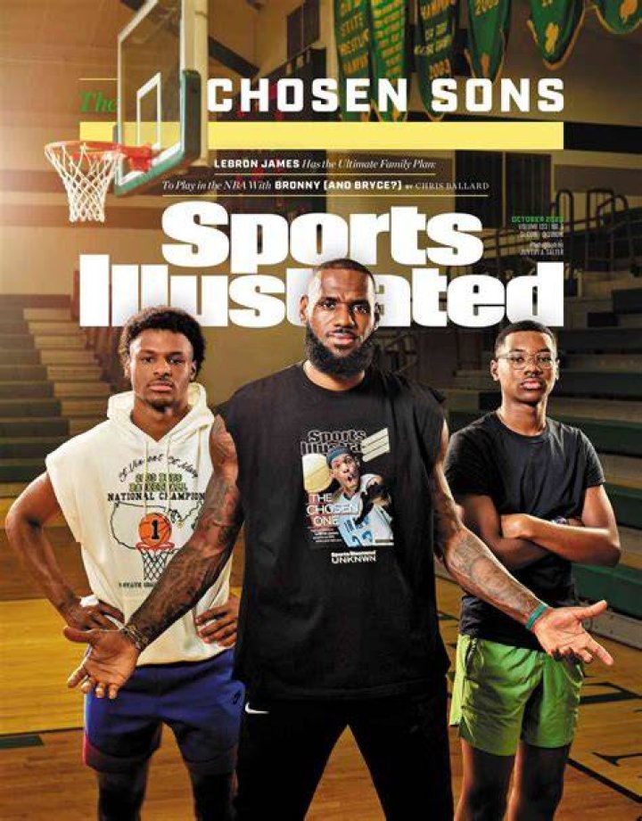 
LeBron James Recreates Iconic ‘SI’ Cover With Bronny & Bryce, Reveals Hopes to Play in NBA With Both Sons 