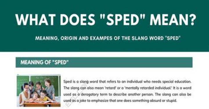 What Does Sped Mean On TikTok? Sped Meaning In School Explained
