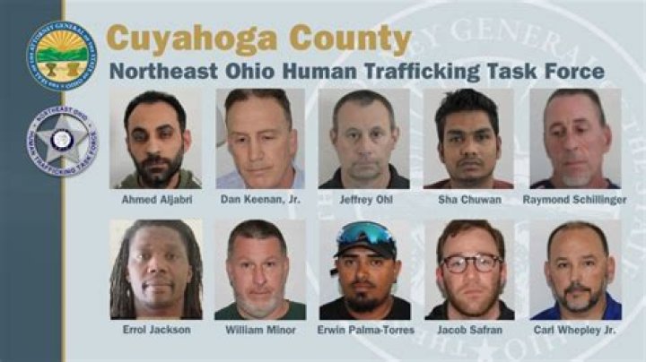 Who are Jeffrey Ohl and Dan Keenan Jr, suspects arrested in human trafficking sting in North Olmsted, Ohio?