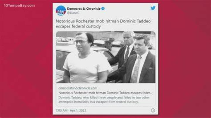 
Who Is Dominic Taddeo? New York Mobster Escapes Prison After Killing 3 People 
